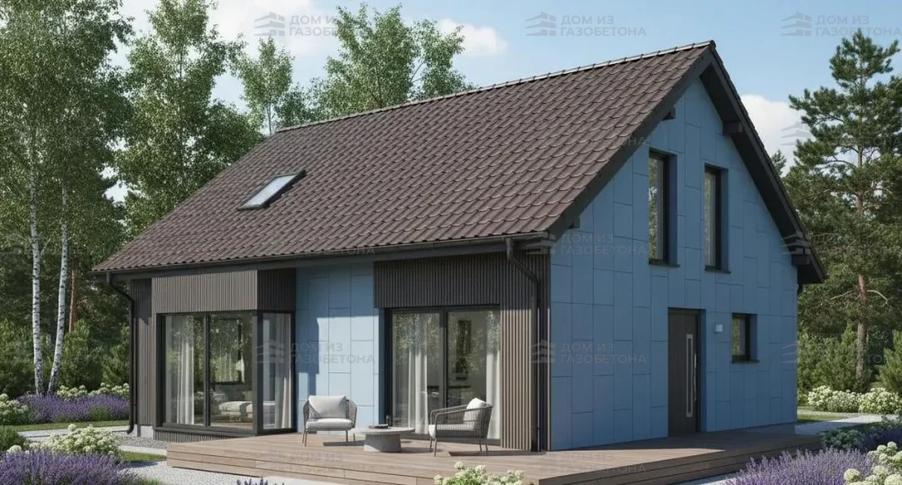 Проект Двухэтажный дом 12 на 10, 159 м2