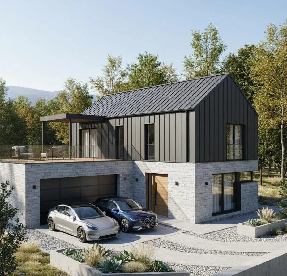 Проект Двухэтажный дом 13 на 15, 204 м2