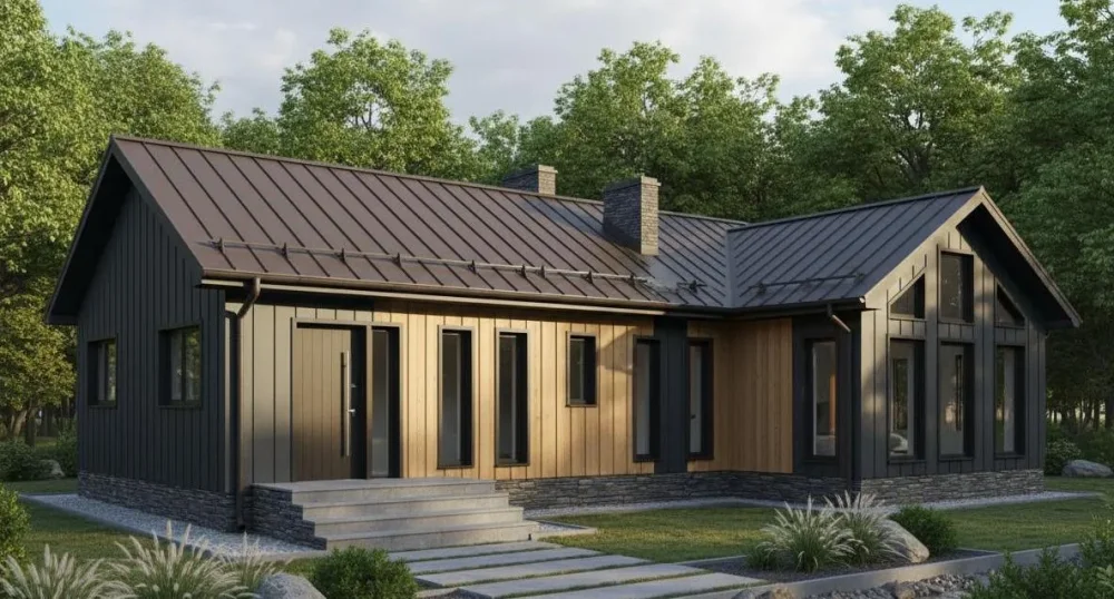 Проект Одноэтажный дом 15 на 16, 126 м2