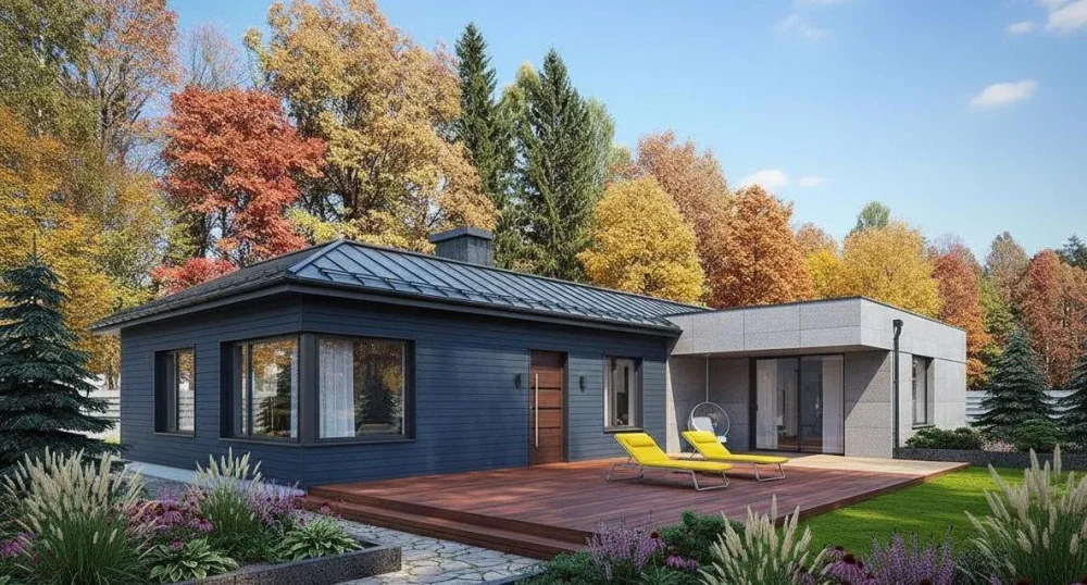 Проект Одноэтажный дом 15 на 16, 157 м2