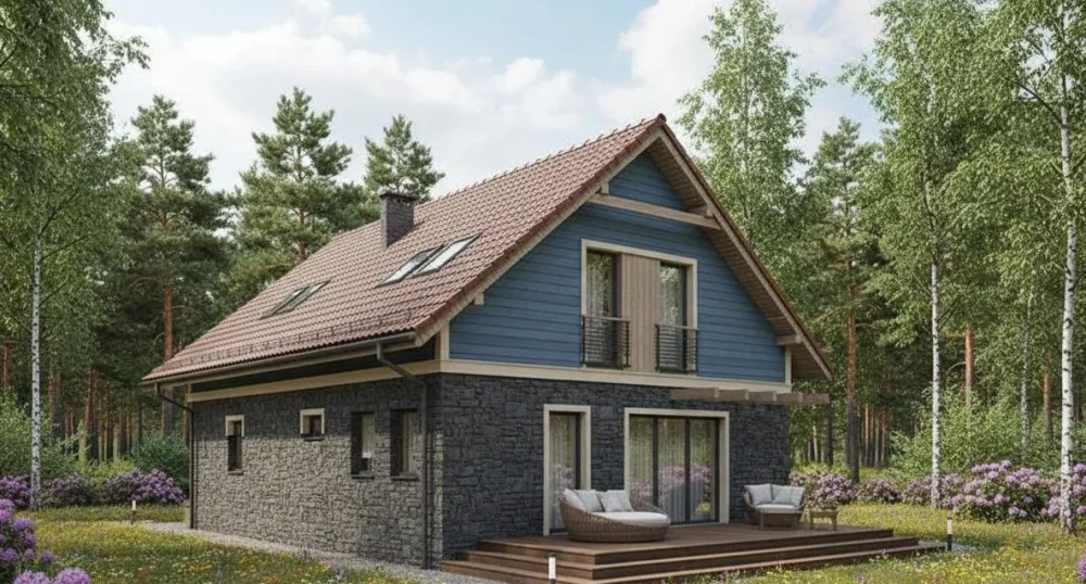 Проект Двухэтажный дом 8 на 13, 125 м2