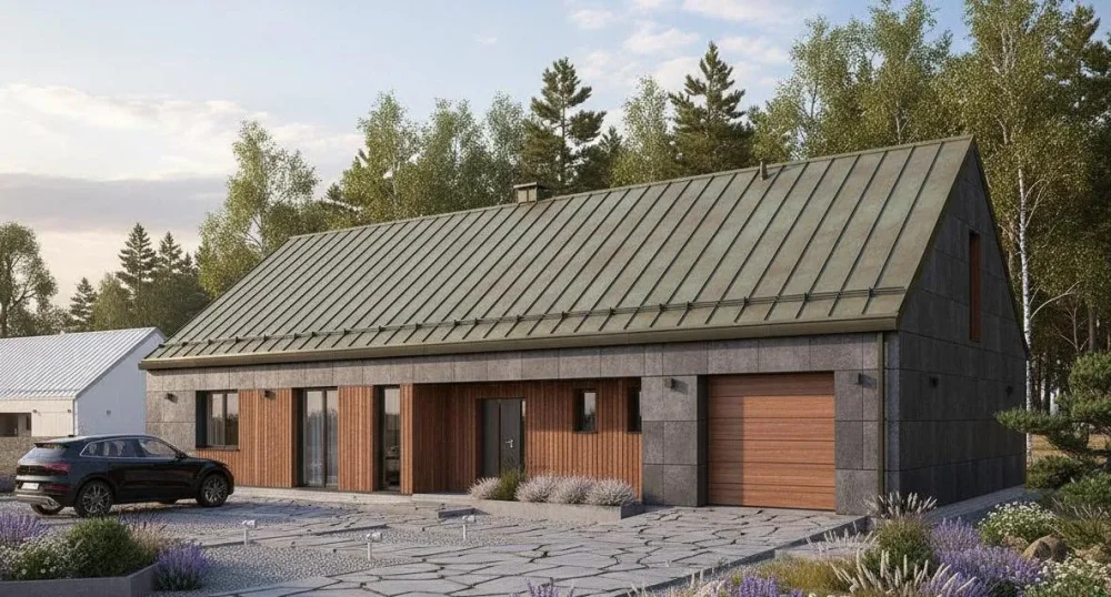 Проект Одноэтажный дом 19 на 10, 145 м2